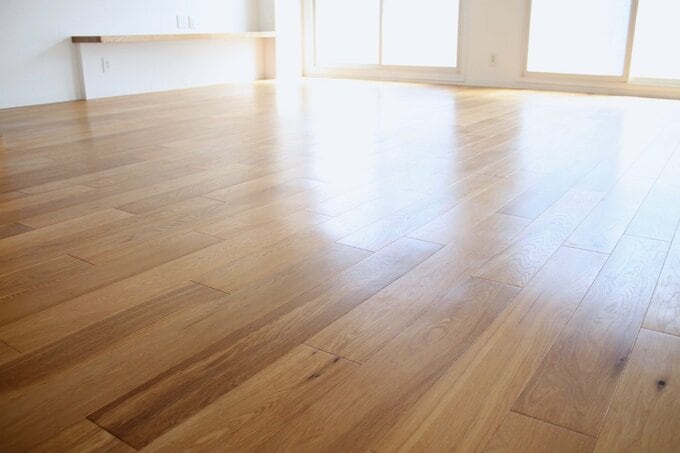 以前の住まいの床板