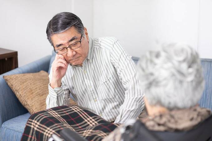 メガネをかけた男性