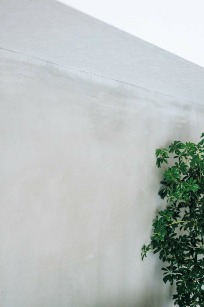 モルタルで仕上げ