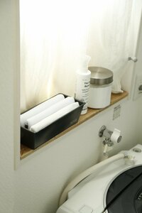 洗濯用ネットはパウンドケーキ型で収納が◎