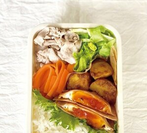 半調理活用で即完成。【金】野菜たっぷり豚しゃぶ【土】ハムエッグカツ弁当