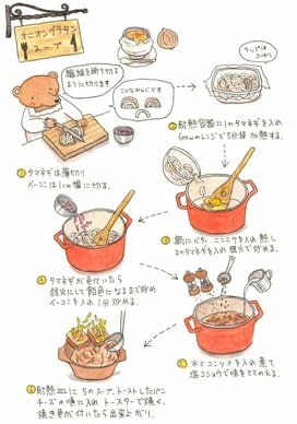 オニオングラタンスープで体の芯からほっと温まる。電子レンジで時短に＜Tamyのおいしいもの手帖＞