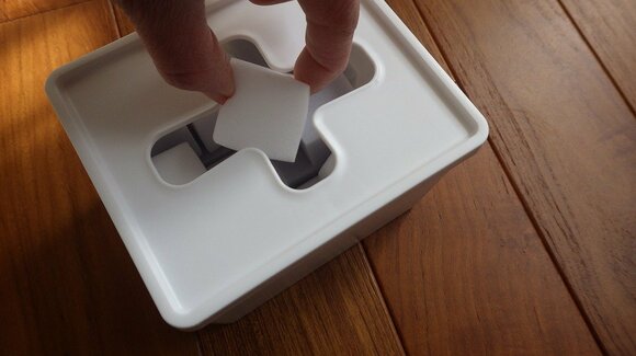 あけ閉めいらずの整理ボックス