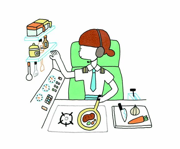 キッチンをコックピット化!最小限の動きで作業できるスペースに