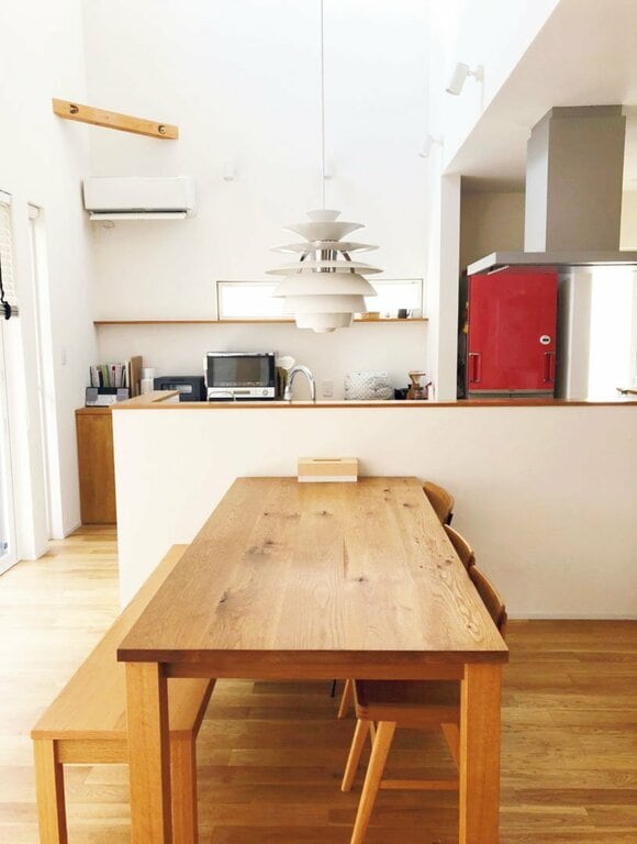 すっきり片付いたダイニング