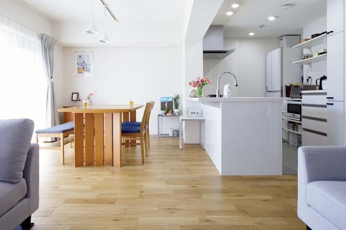 明るく清潔感のあるDK