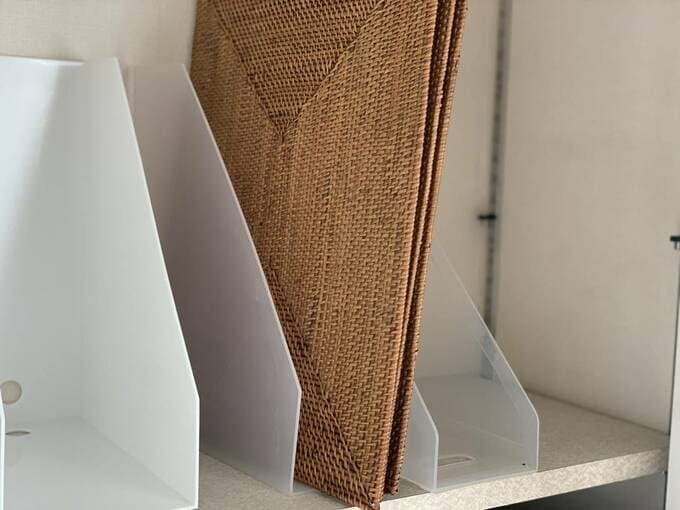 ファイルボックスにお盆