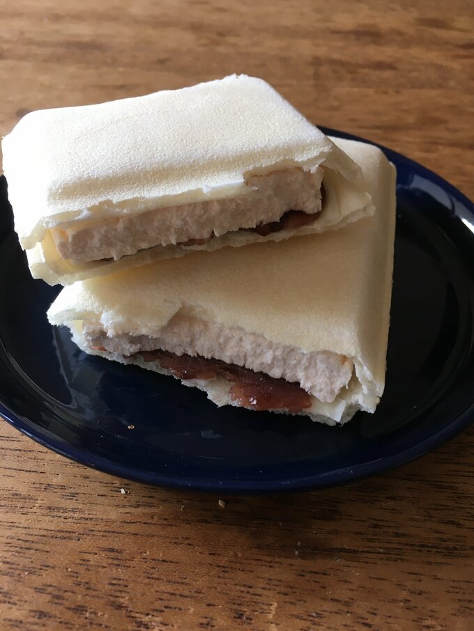 金のあずき最中