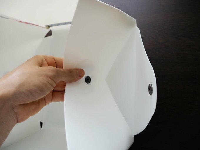 ボタンをとめる