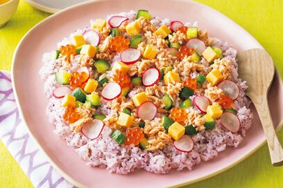 春色で華やか「バラちらし」レシピ。ツナで気軽にハレの日ごはん