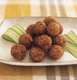 ＜ダブルレンコンの肉団子＞根菜の中華風かさ増しおかず