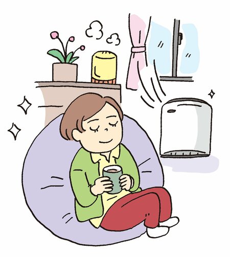 空気清浄機や加湿器も上手に活用