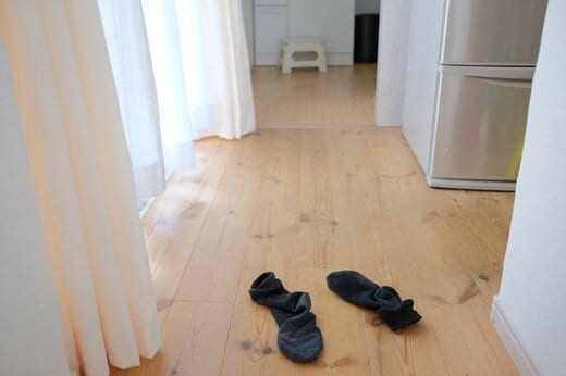 脱ぎっぱなしの靴下