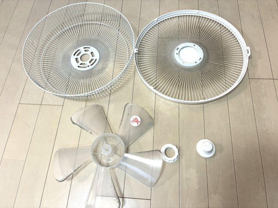 扇風機の部品