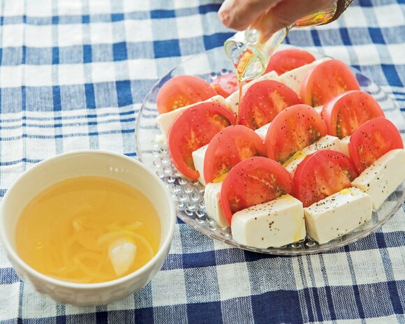 トマトのカプレーゼ