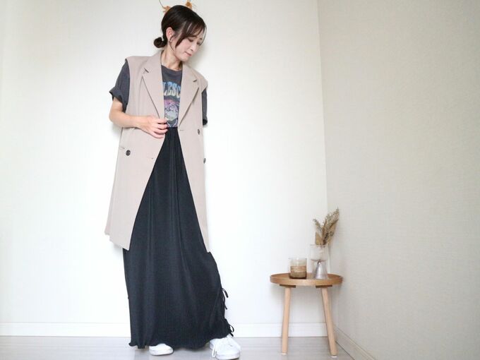 ベストとTシャツ