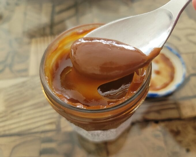 ジャムがとろり