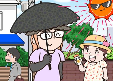 夏の紫外線対策…何かが違う？5つ見つけたらエラい間違い探し