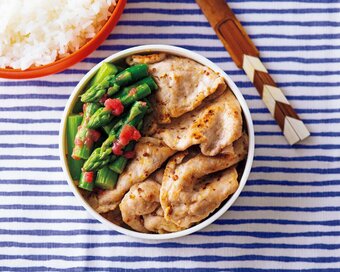 2品でおいしい朝ラク弁当。マヨソースで味わう豚肉の濃厚おかずが絶品