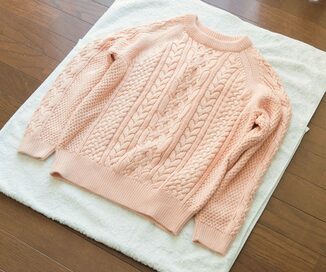 分厚いセーターもちゃんと乾く！家でニットを手洗いするコツ