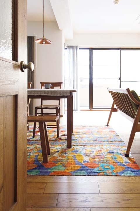 南側に大きな開口のある明るいLDK