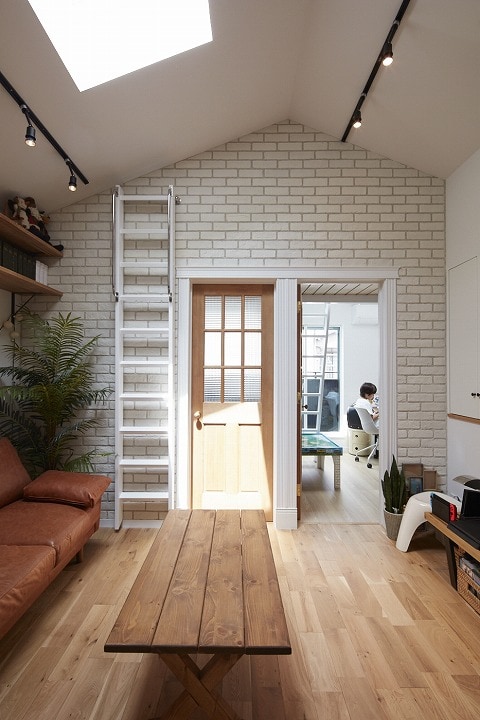 リビングに隣接する子ども部屋