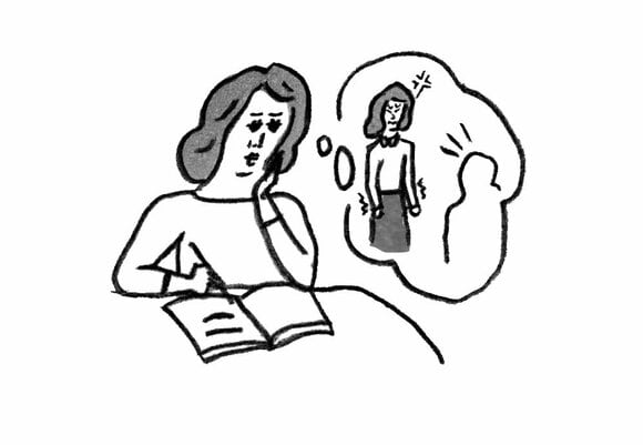 紙に書き出して心のなかを整理する