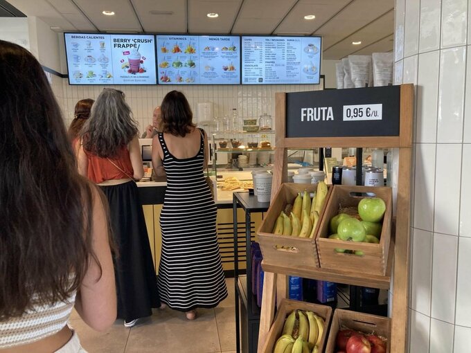 スペインの店内