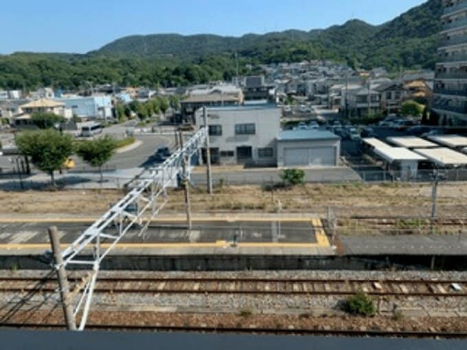 車窓から見える景色