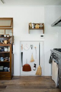 有孔ボードとフック