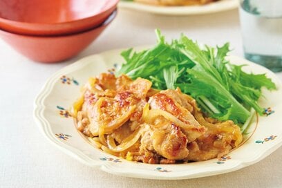 調味料はめんつゆ1つで簡単「豚のショウガ焼き」レシピ。甘じょっぱ味にご飯が止まらない