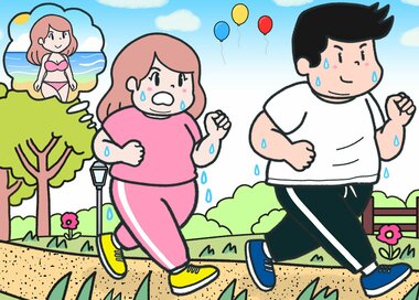 夏本番までダイエット！どこが違う？5つ見つけたらエラい＜間違い探し＞