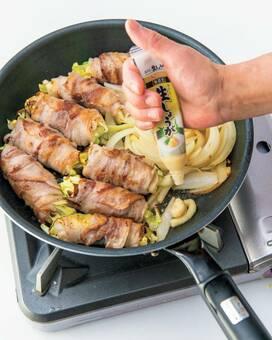 チューブ調味料で香りづけ！豚バラ肉＋常備野菜の絶品おかず