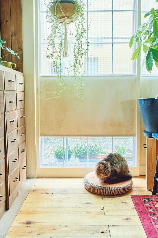 一部が窓になっている障子