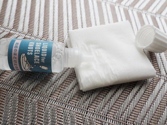 靴紐のほどけ止め液