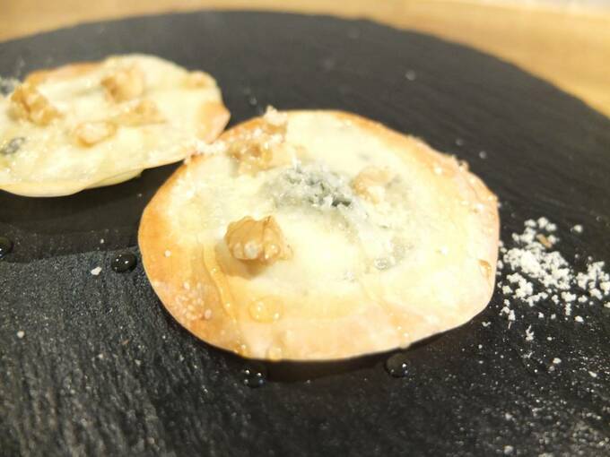 くるみをトッピング