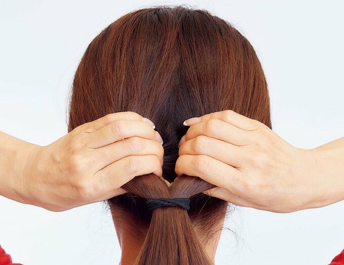 くるりんぱのやり方