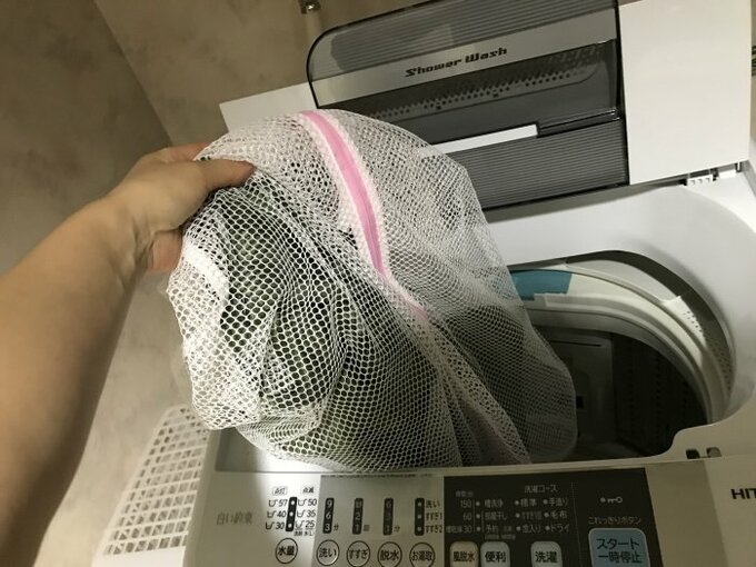 洗濯ネットにエコバッグ