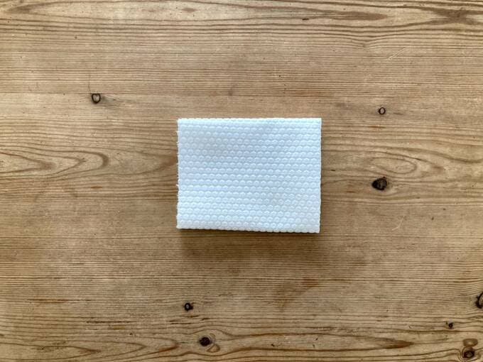 折りたたんだペーパータオル