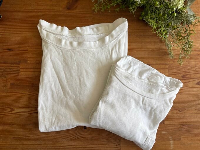 購入後3年くらいのTシャツ