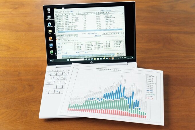 エクセルでお金の管理