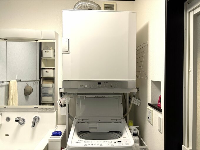洗濯機と独立型の衣類乾燥機