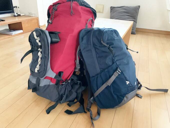 リュック2つ
