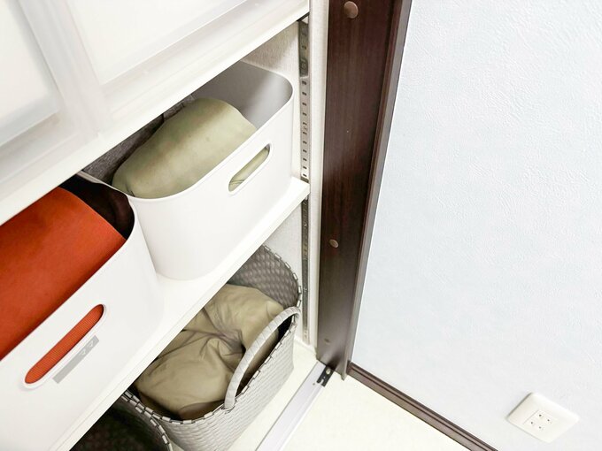 掃除ができている収納の様子