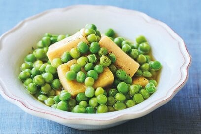 大原千鶴さん「じゅわっとおいしい」グリーンピースのおかず。ひと手間で甘味も満足度もたっぷり