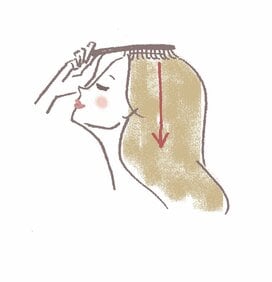 ブラッシング方法を変えて美しい髪を育てる！年齢とともに増える髪のトラブルを解消