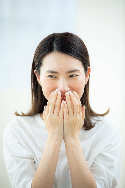 頭皮の匂いをかぐ人