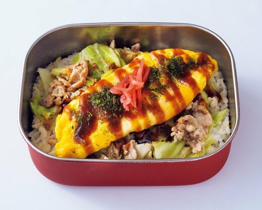 お好み焼き風オムライス弁当