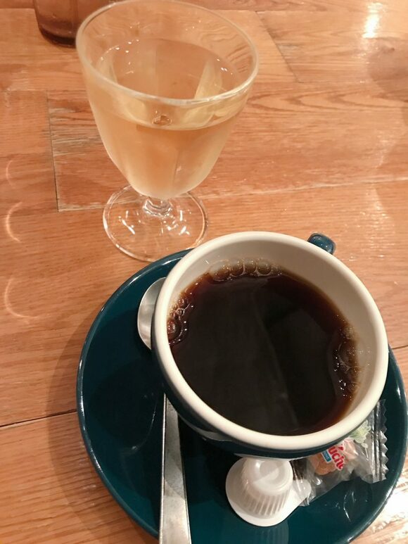 白ワイン・コーヒー