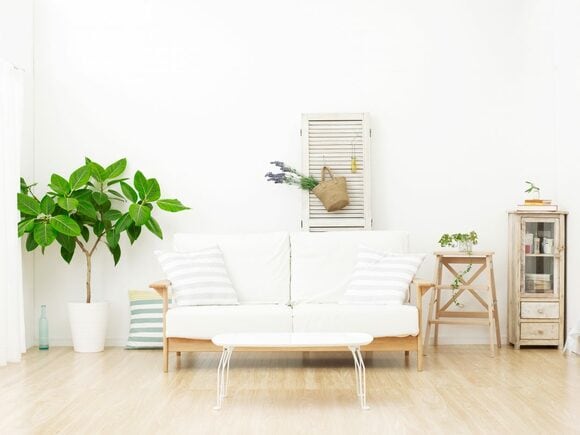 白のインテリア